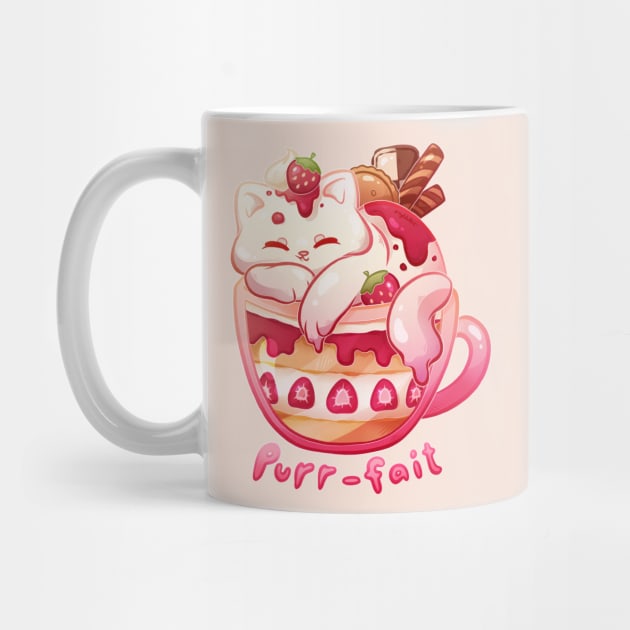 Strawberry Purr-fait by heysoleilart